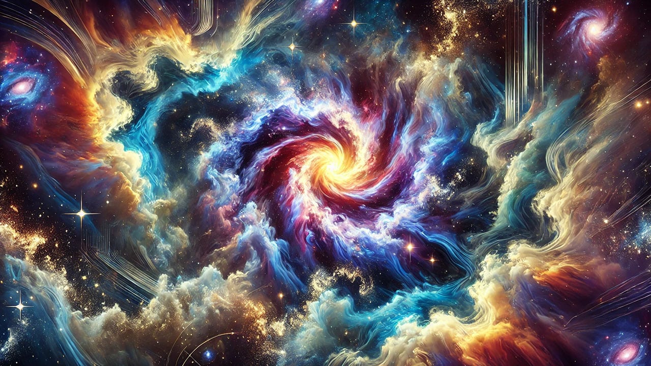 Magnificent swirling galactic formations showing intricate cosmic structures that form the foundation of galactic graphology interpretation